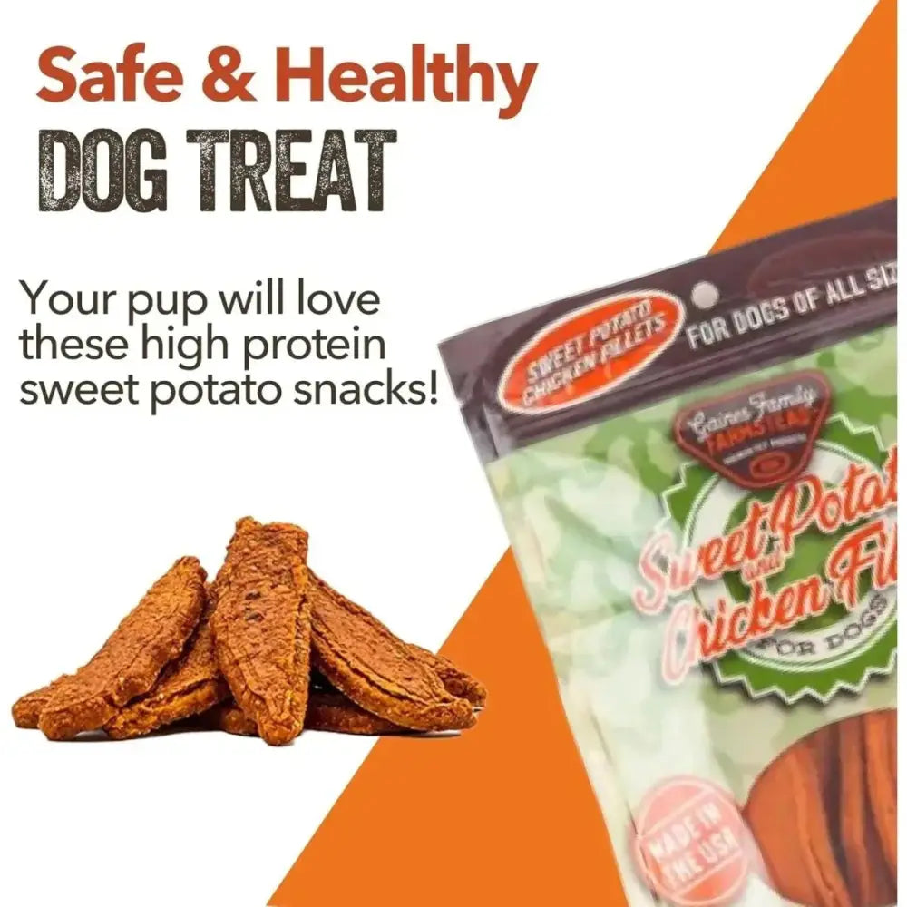 Gaines Family Sweet Potato & Chicken Fillets Dog Treats 8oz - Talis Us