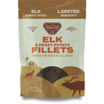 Gaines Family Sweet Potato & Elk Fillets Dog Treats 6oz - Talis Us