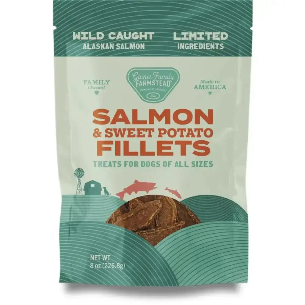 Gaines Family Sweet Potato & Salmon Fillets Dog Treats - Talis Us