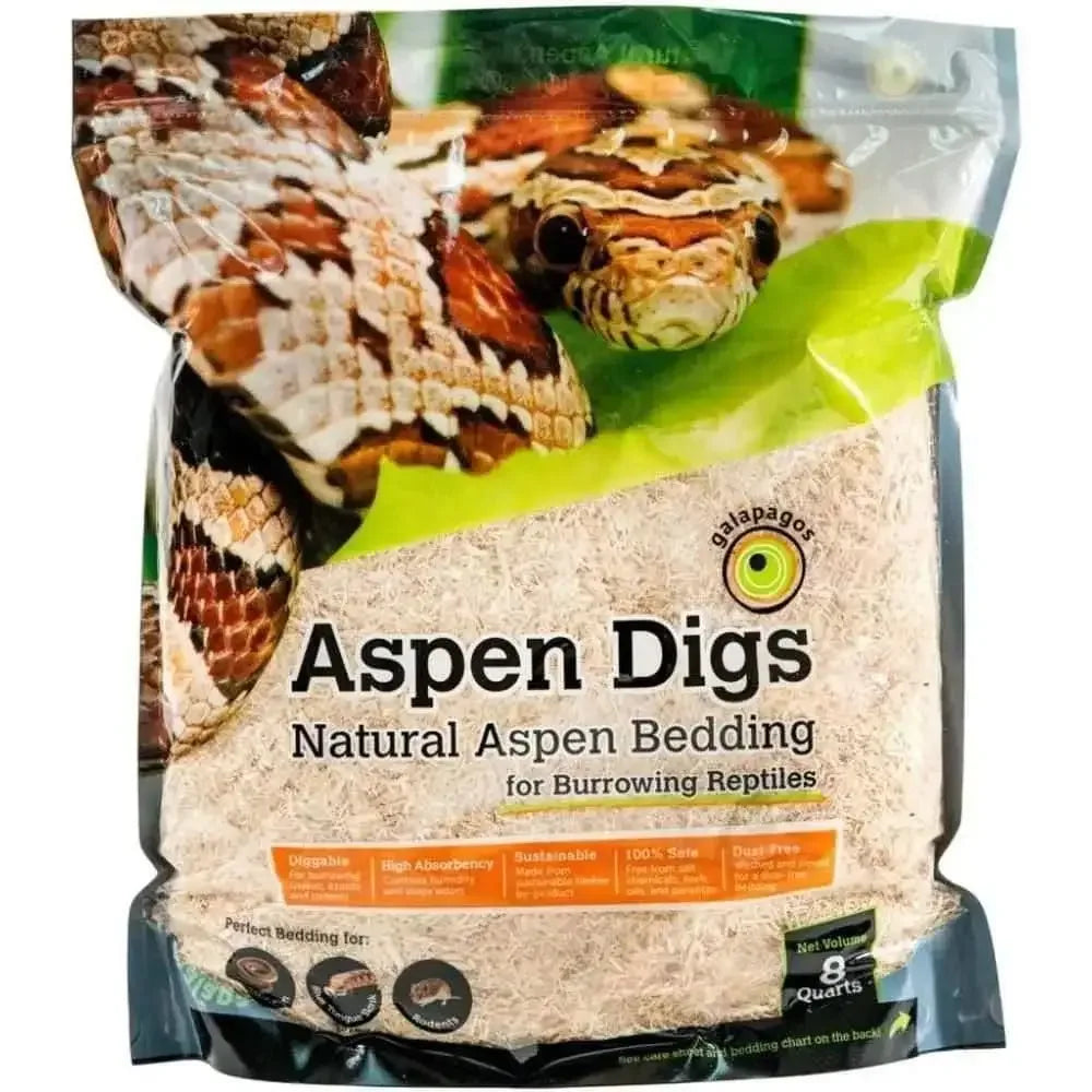 Galapagos Aspen Digs Natural Aspen Bedding Substrate Tan Galapagos CPD