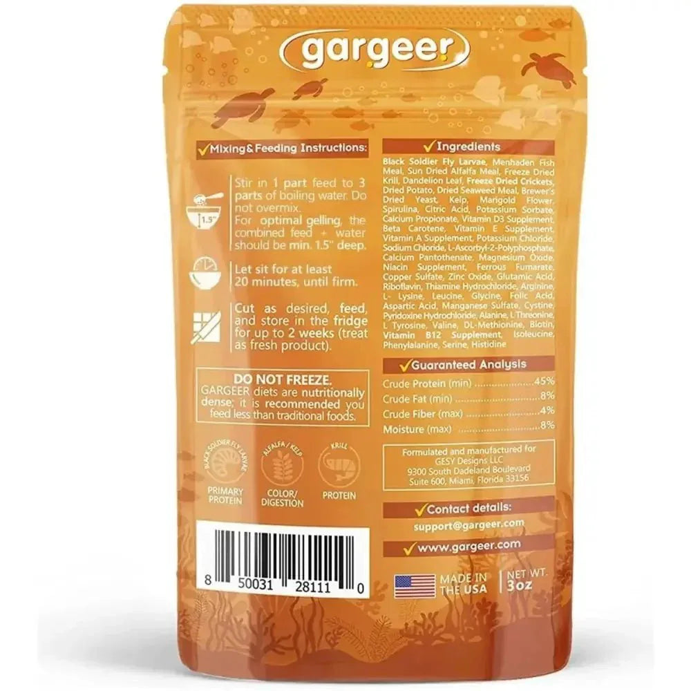 Gargeer Advanced Breeders Aquatic Turtle Food 3oz - Talis Us