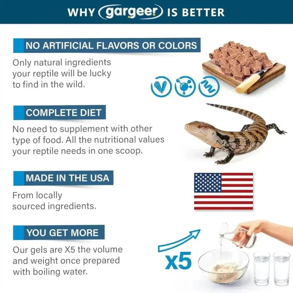 Gargeer Complete Gel Diet Blue Tongue Skink Food 3oz - Talis Us