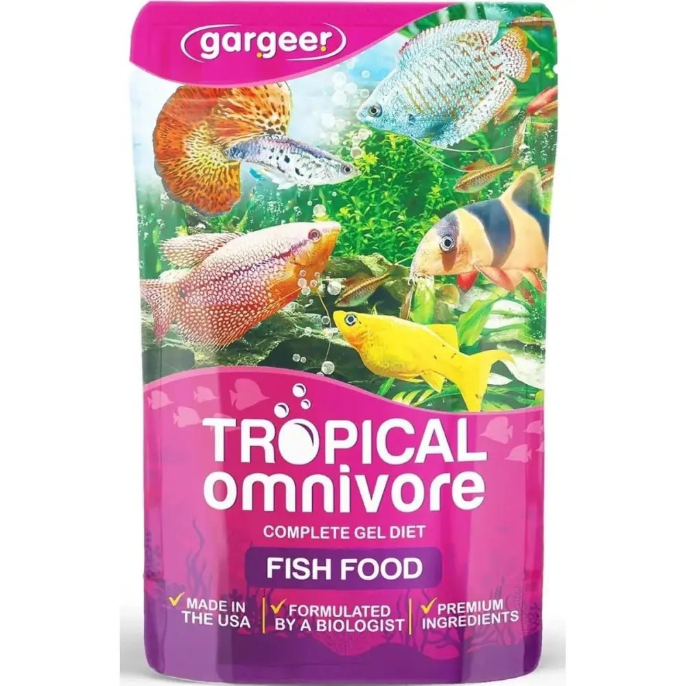 Gargeer Complete Tropical Fish Food High - Quality Gel Diet for Freshwater Fish 3oz - Talis Us