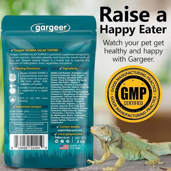 Gargeer Iguana Salad Topper - Premium Food Supplement - Talis Us