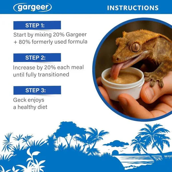 Gargeer Picky Geck Caledonian Breeze - Premium Crested Gecko Food - Talis Us