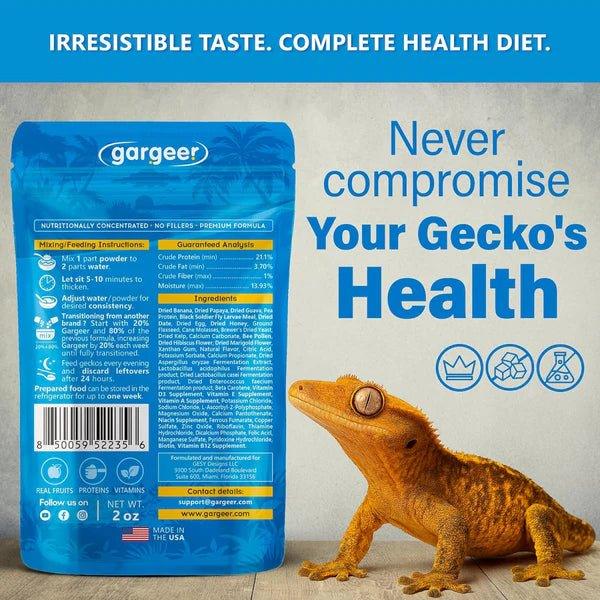 Gargeer Picky Geck Island Retreat - Premium Crested Gecko Food - Talis Us