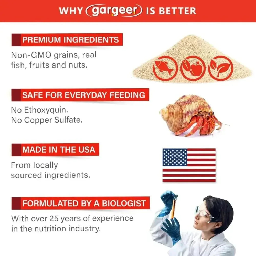 Gargeer Spectrum Complete Hermit Crab Food 2oz - Talis Us