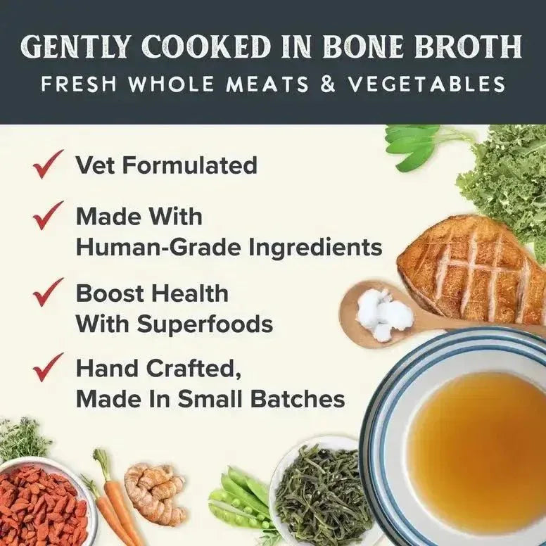 Gently Cooked Duck & Kale Recipe Pouches For Dogs 9oz - Talis Us