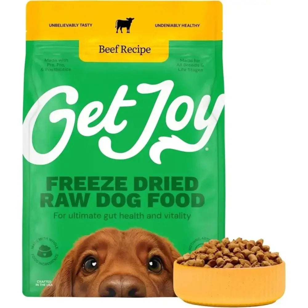 Get Joy Beef Recipe Human - Grade All Life Stages Freeze - Dried Raw Dog Food - Talis Us