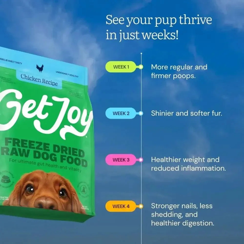 Get Joy Chicken Recipe Human - Grade All Life Stages Freeze - Dried Raw Dog Food - Talis Us