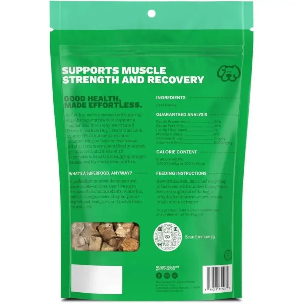 Get Joy Superfood Beef Organ Kidney Freeze - Dried Dog Treats - Talis Us