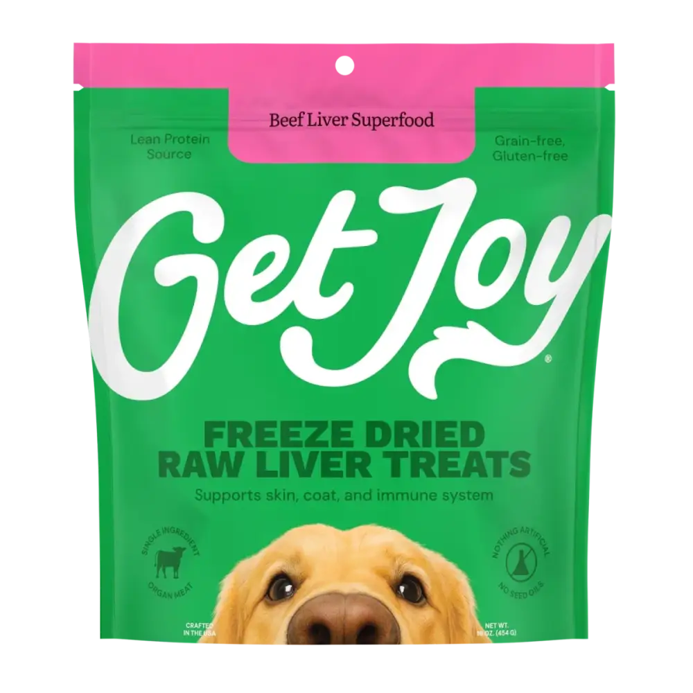 Get Joy Superfood Beef Organ Liver Freeze - Dried Dog Treats - Talis Us