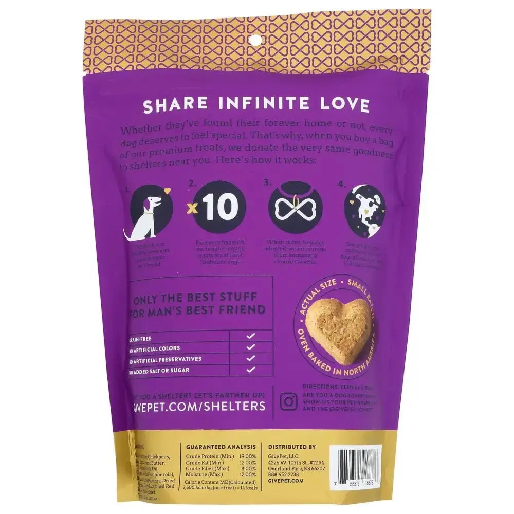 GivePet Doghouse Rock Dog Treats - Bacon & Peanut Butter - Talis Us