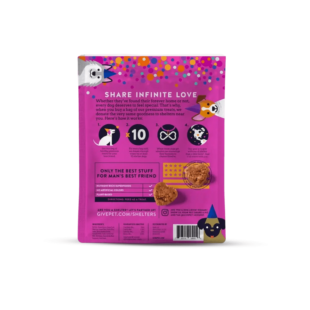 GivePet Gotcha Day Paw - Ty Soft - Baked Dog Treats 6oz - Talis Us