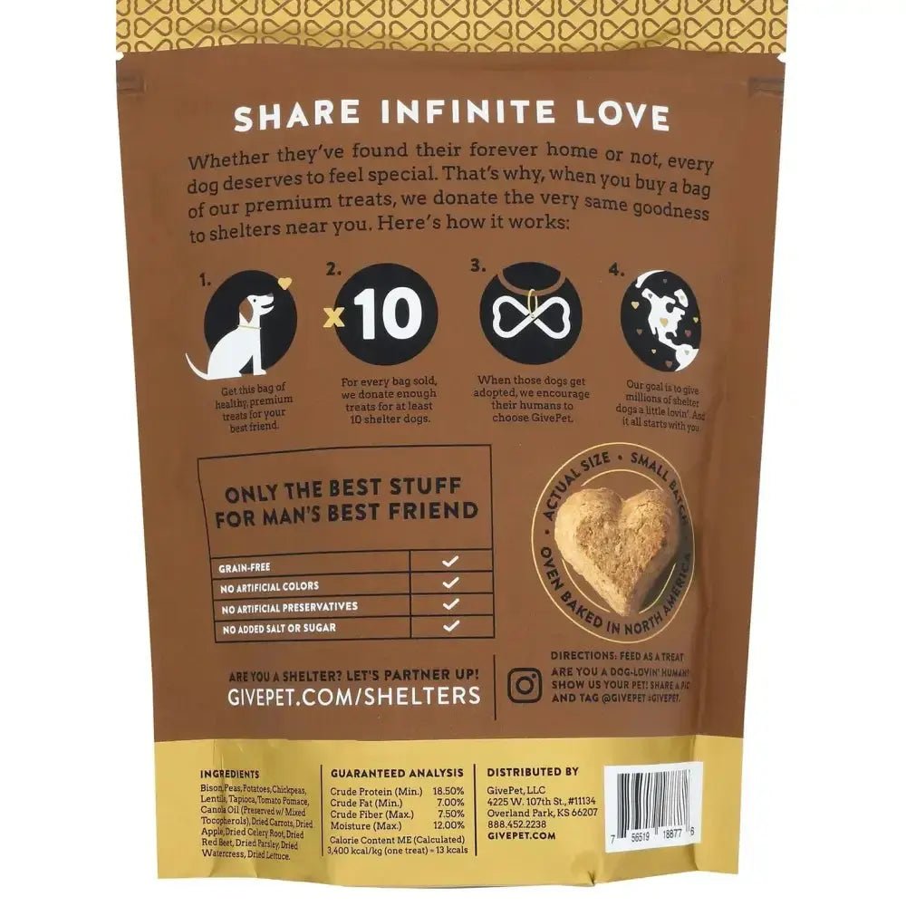 GivePet Grain Free Baked Dog Biscuits - Ranch Hand Treats - Talis Us