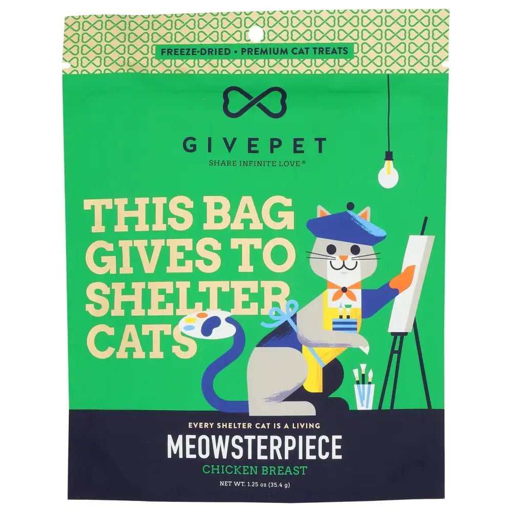 GivePet Meowsterpiece Freeze Dried Cat Treats 1.25oz - Talis Us