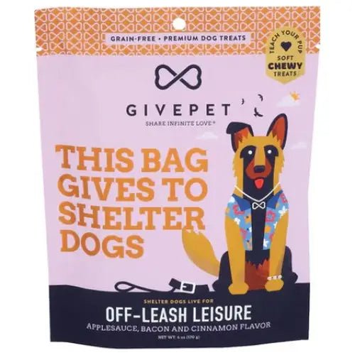 GivePet Off - Leash Leisure Soft Chewy Training Dog Treats - Grain - Free 6oz - Talis Us