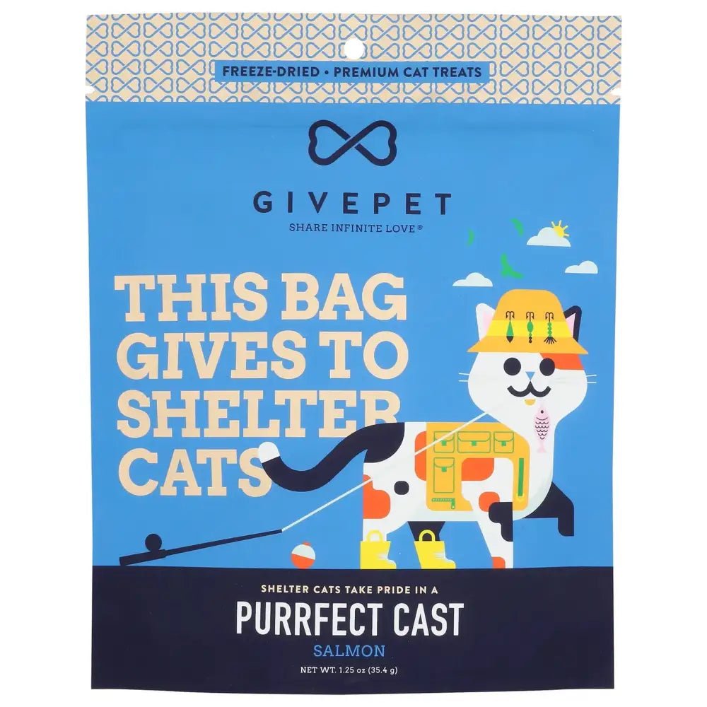 GivePet Purrfect Cast Freeze Dried Cat Treats 1.25oz - Talis Us