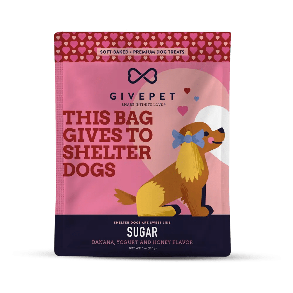 GivePet Sugar Soft - Baked Dog Treats with Banana Flavor 6oz - Talis Us