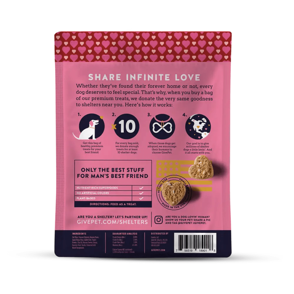 GivePet Sugar Soft - Baked Dog Treats with Banana Flavor 6oz - Talis Us