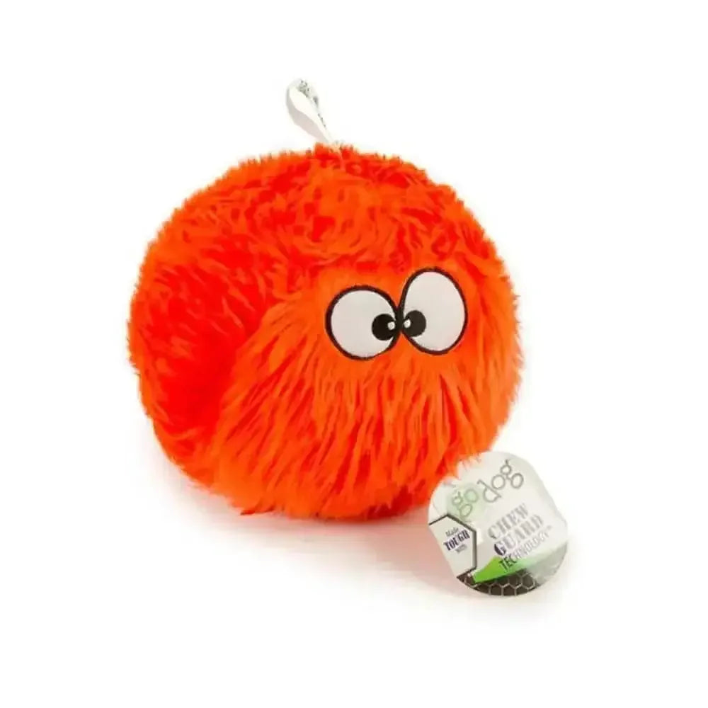 GoDog® Orange FurBallz Dog Toys Medium GoDog®
