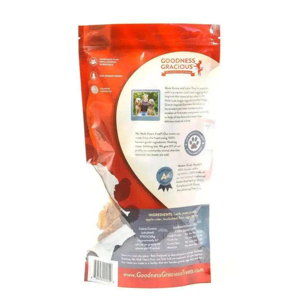 Goodness Gracious Cider Glazed Lamb Dog Cookies 8oz - Talis Us