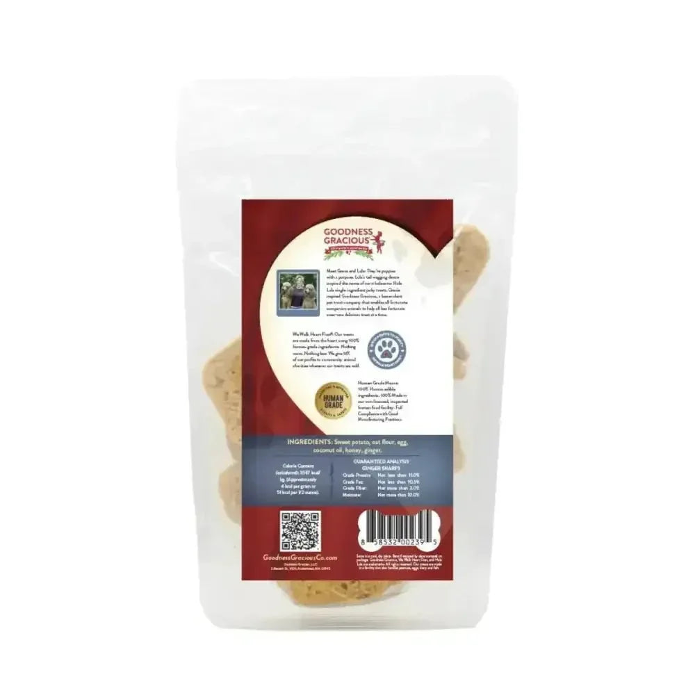 Goodness Gracious Ginger Snarfs Holiday Cookies for Dogs 5oz - Talis Us