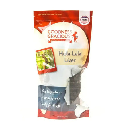 Goodness Gracious Hula Lula Beef Liver Jerky For Dogs 5oz - Talis Us