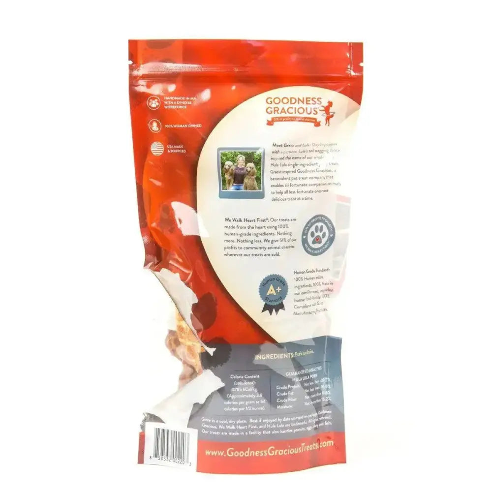 Goodness Gracious Hula Lula Pork Jerky For Dogs 5oz - Talis Us