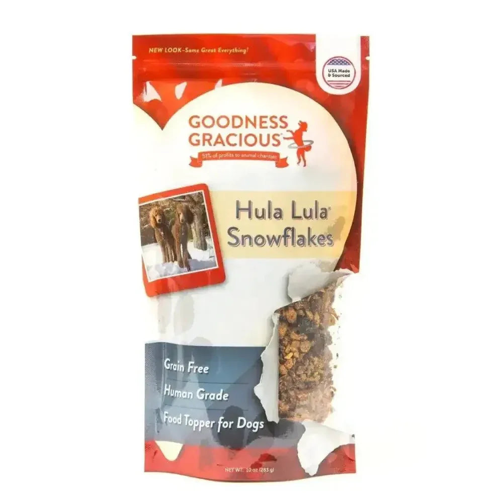Goodness Gracious Hula Lula Snowflakes Food Topper For Dogs - Talis Us