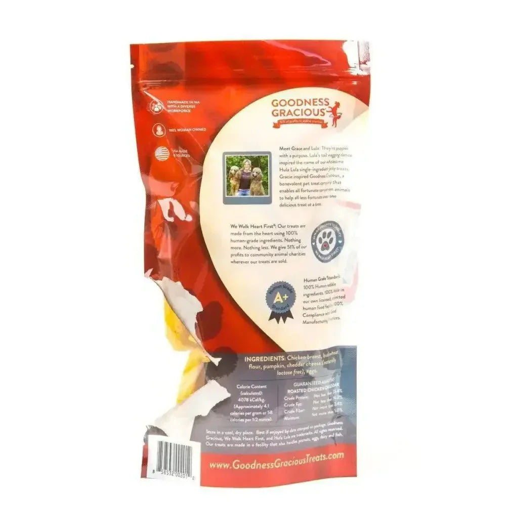 Goodness Gracious Roasted Chicken Cheddar Dog Cookies 8oz - Talis Us