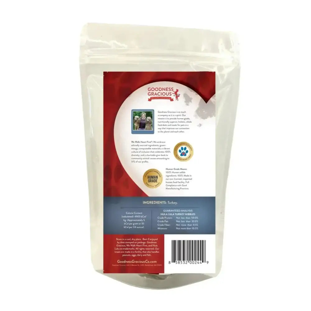 Goodness Gracious Turkey Nibbles Dog and Cat Treats 3oz - Talis Us