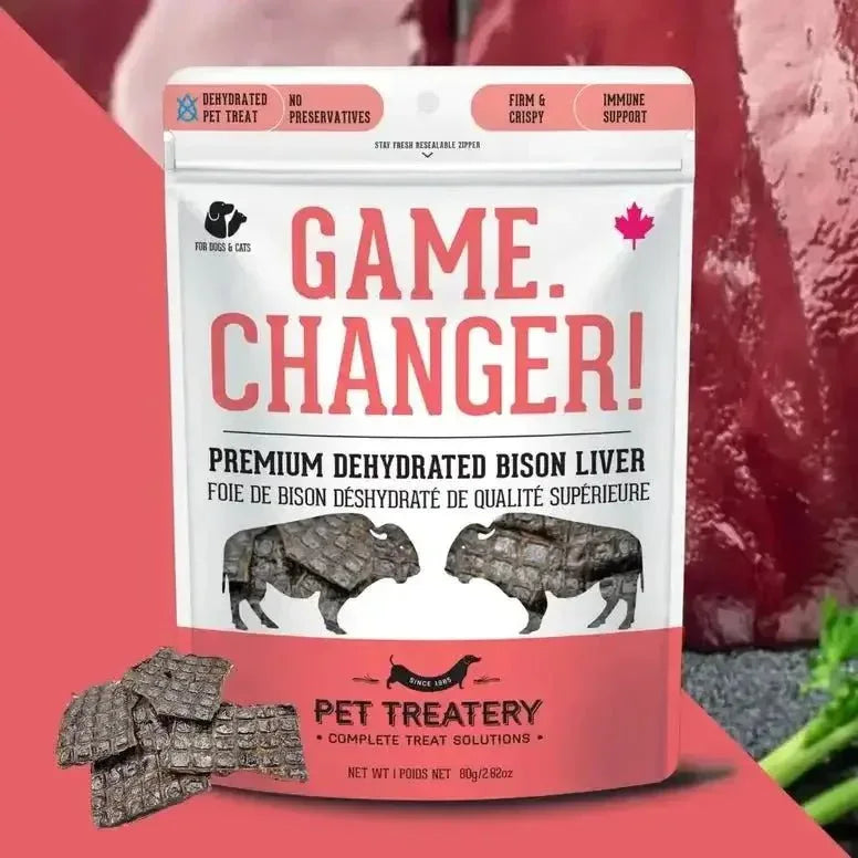 Granville Bison Liver Dehydrated Dog Treats - Talis Us