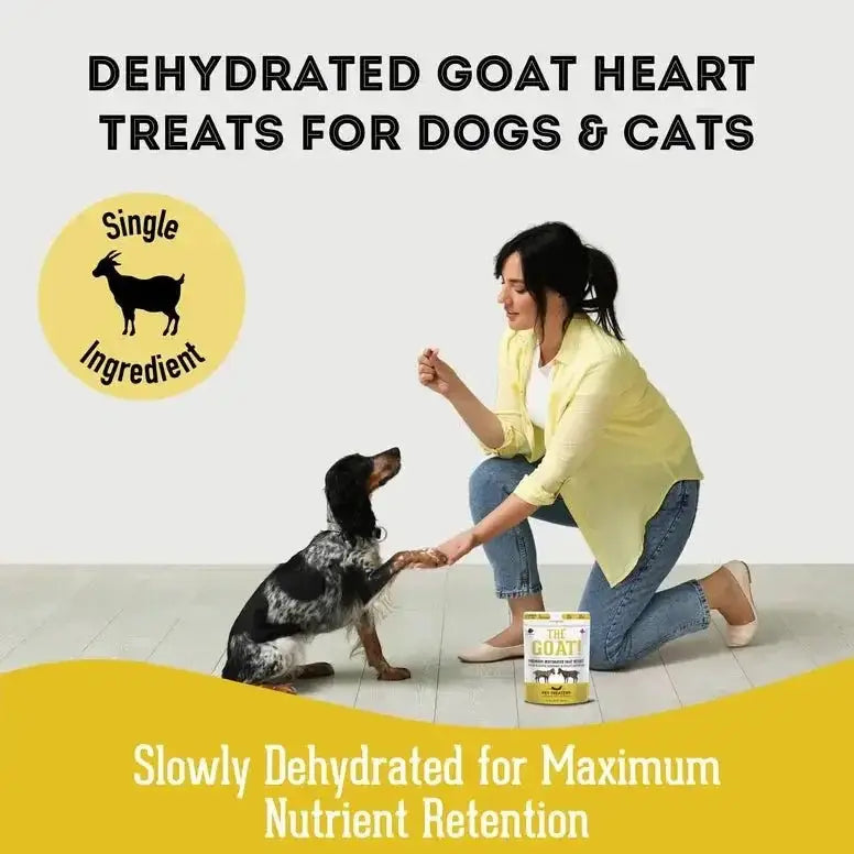 The Granville Island Dehydrated Protein Goat Heart Treat For Dogs 2.8 oz - Talis Us