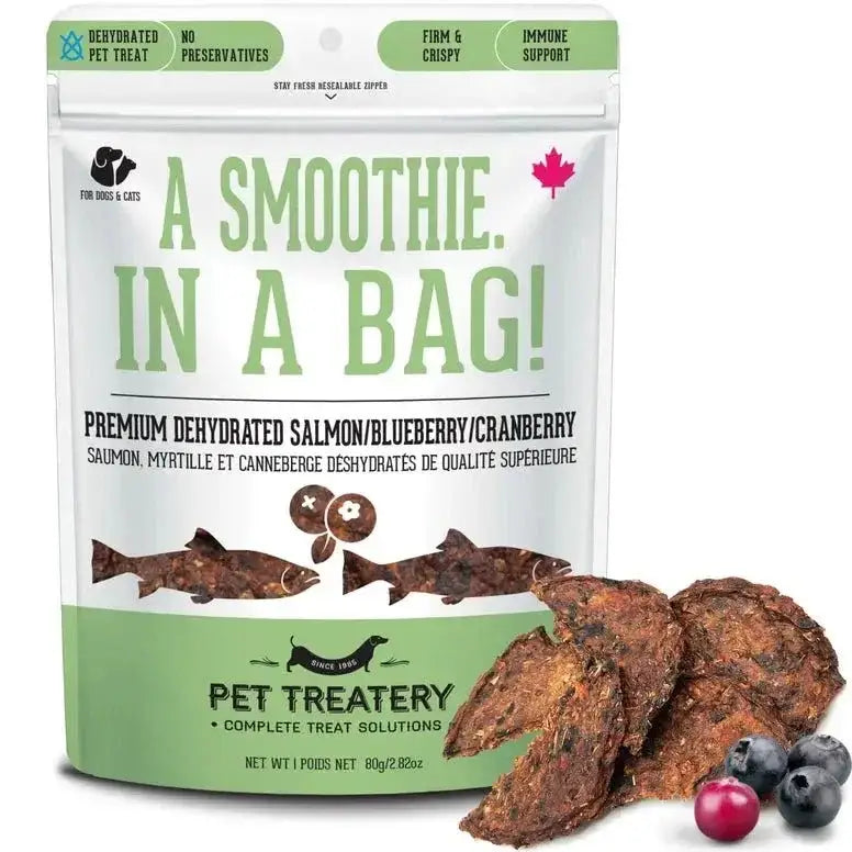 The Granville Island Salmon, Cranberry & Blueberry Dehydrated Pet Treat 2.82 oz - Talis Us