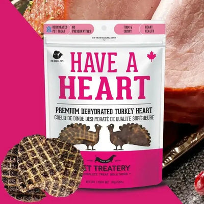 The Granville Island Turkey Heart Premium Dehydrated Pet Treat High Protein 2.8 oz - Talis Us