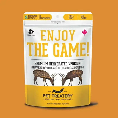 The Granville Island Venison Dehydrated Pet Treat For Dogs & Cats High Protein 2.8 oz - Talis Us