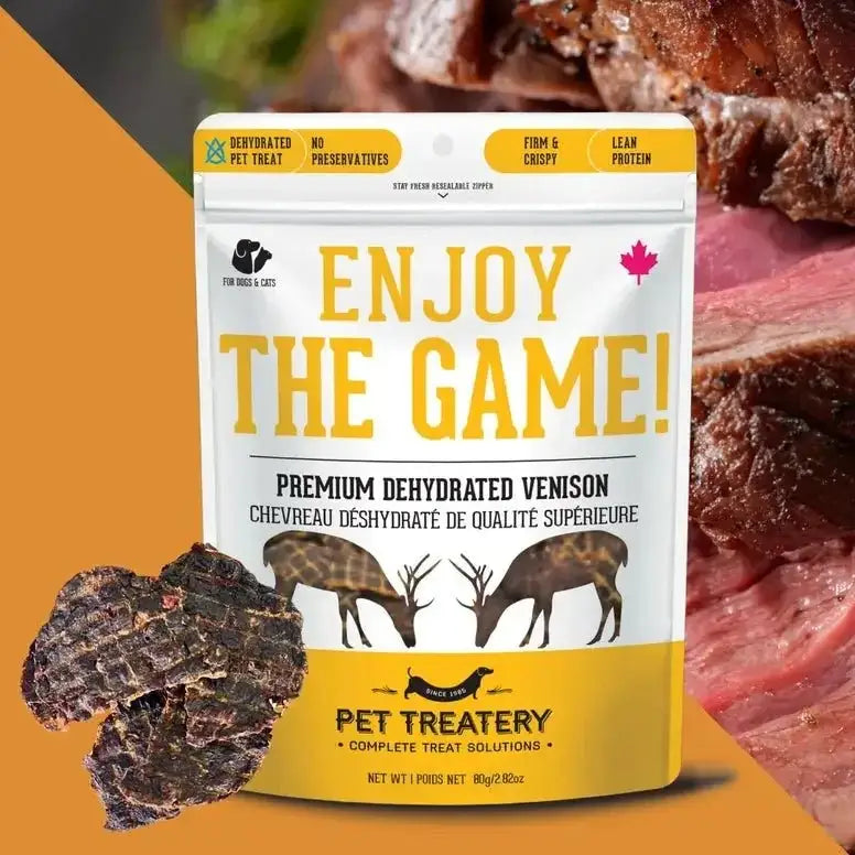 The Granville Island Venison Dehydrated Pet Treat For Dogs & Cats High Protein 2.8 oz - Talis Us