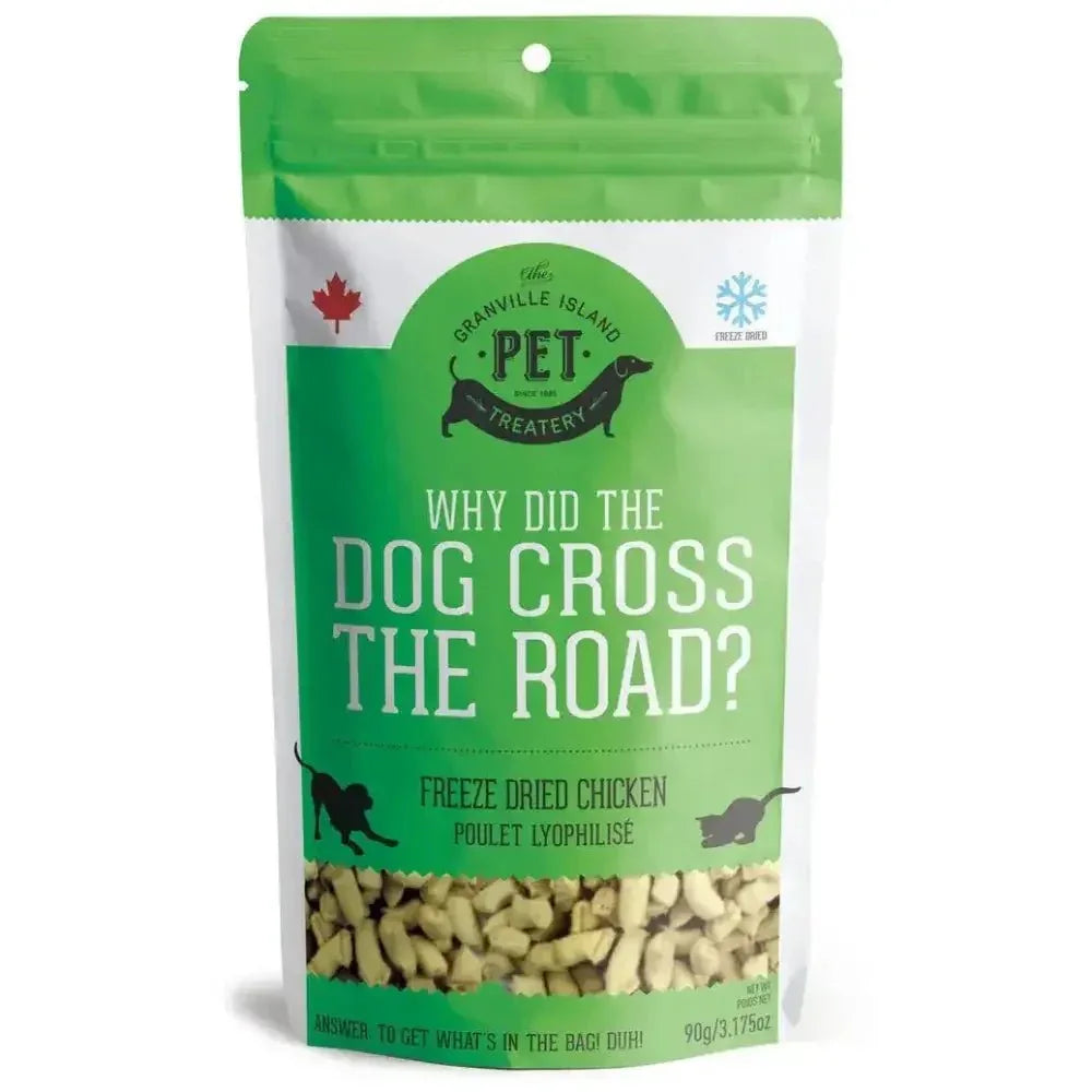 Granville Why Did the Dog Cross the Road? Freeze Dried Chicken Dog Treat - Talis Us