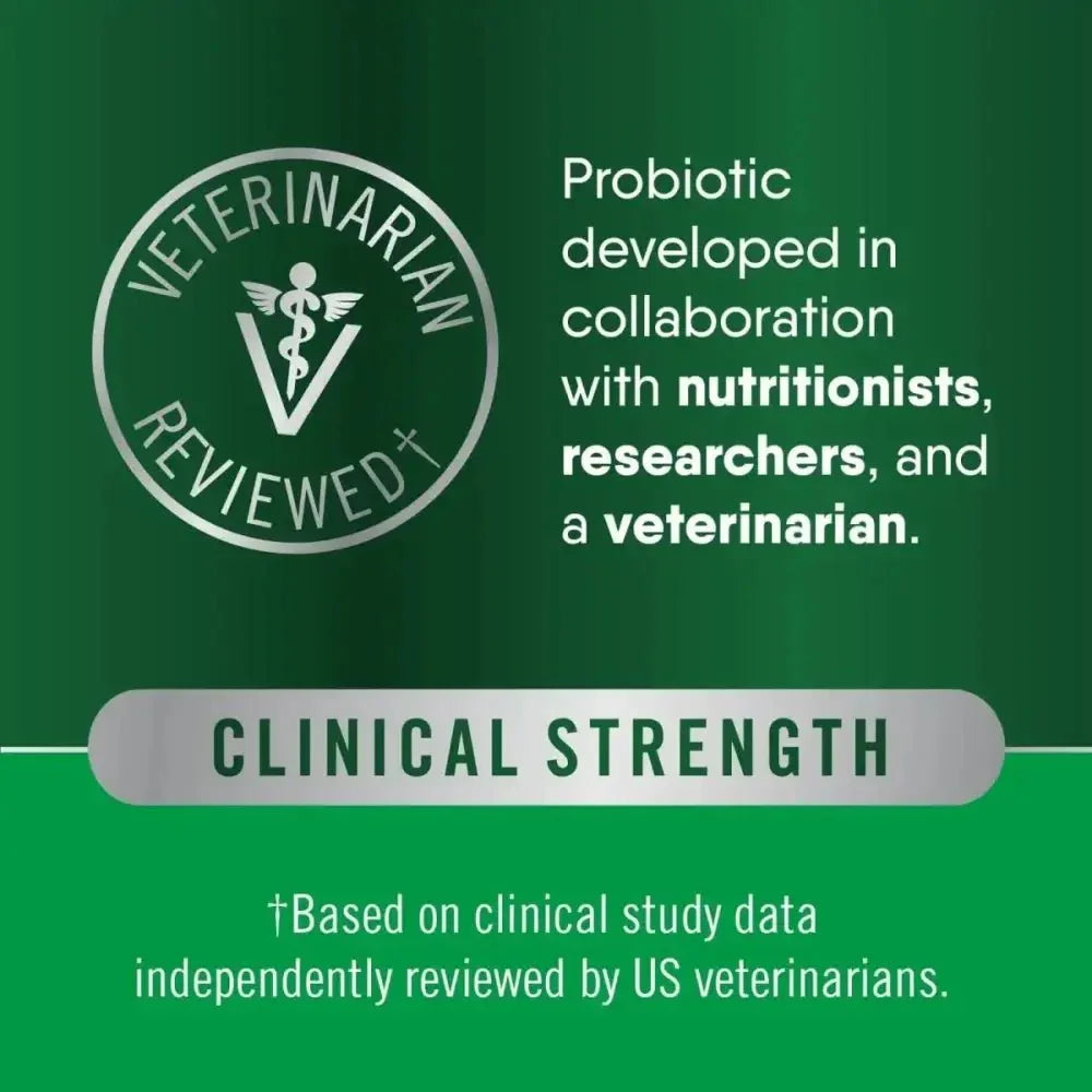 Greenies Digestive Probiotic Clinical Strength Dog Supplement 30 pk - Talis Us