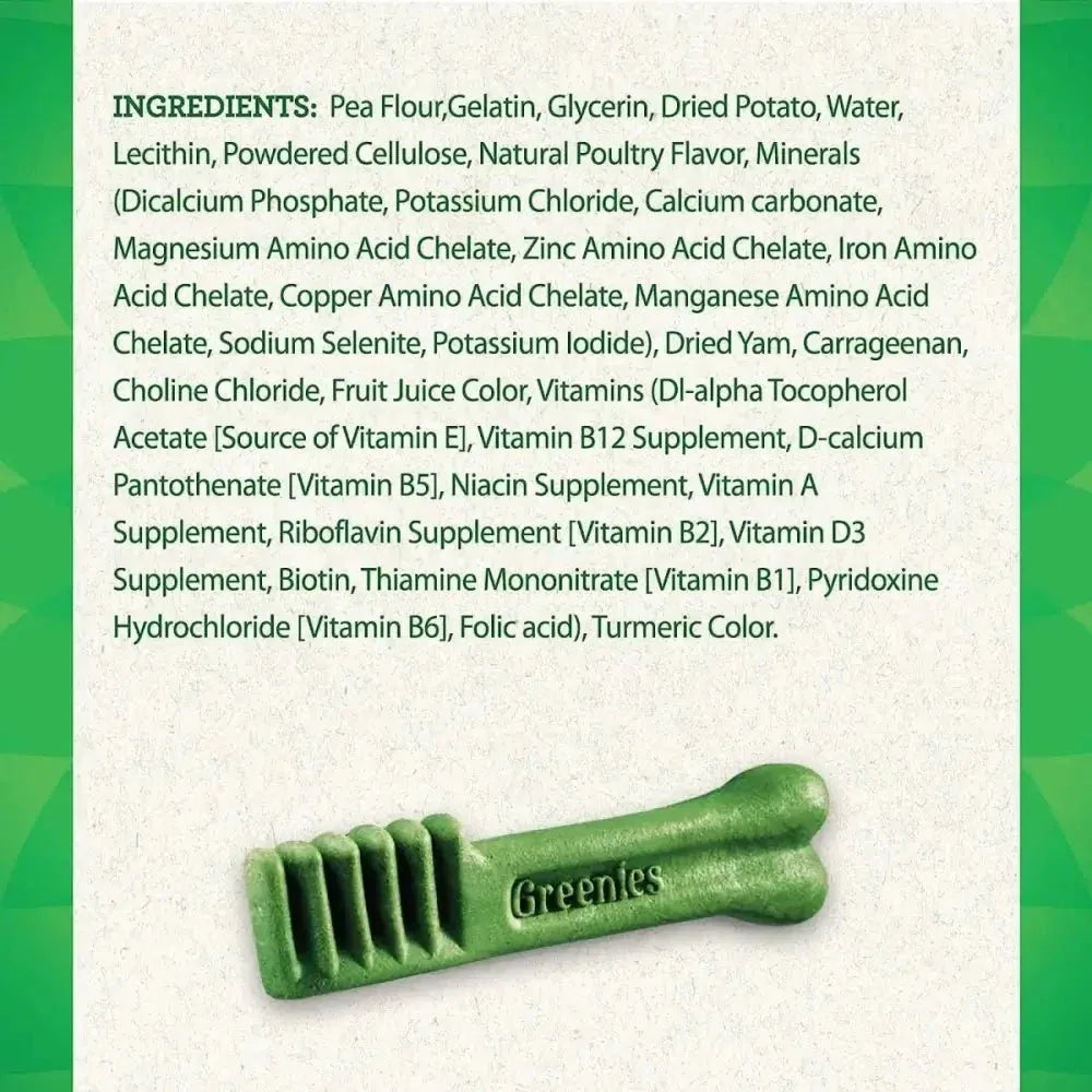 GREENIES Original Natural Dog Dental Care Chews Oral Health Dog Treats - Talis Us