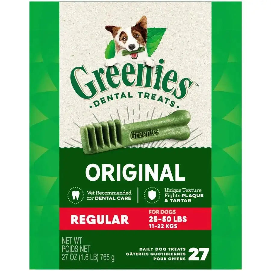 GREENIES Original Natural Dog Dental Care Chews Oral Health Dog Treats - Talis Us