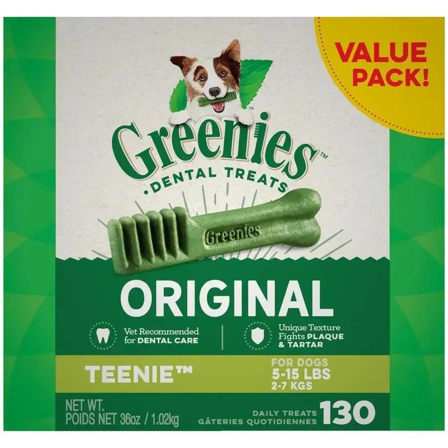 GREENIES Original Natural Dog Dental Care Chews Oral Health Dog Treats - Talis Us