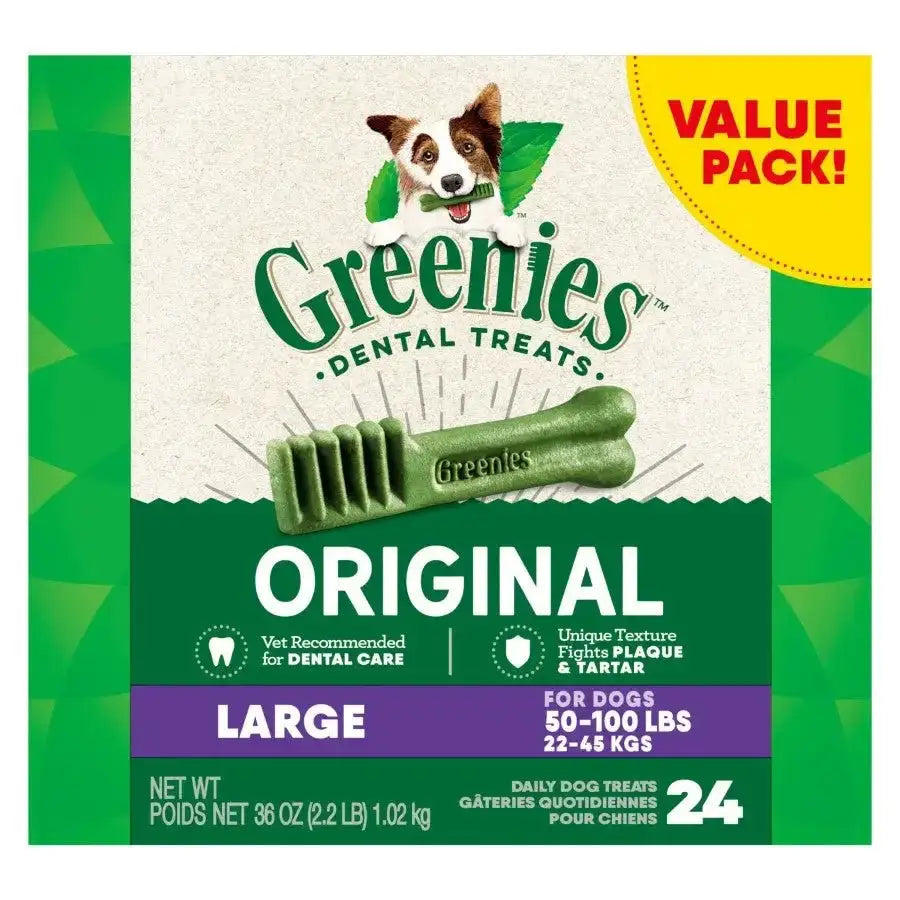 GREENIES Original Natural Dog Dental Care Chews Oral Health Dog Treats - Talis Us