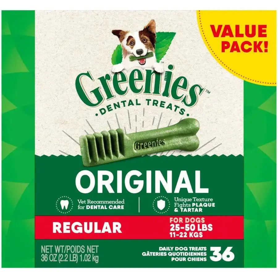 GREENIES Original Natural Dog Dental Care Chews Oral Health Dog Treats - Talis Us