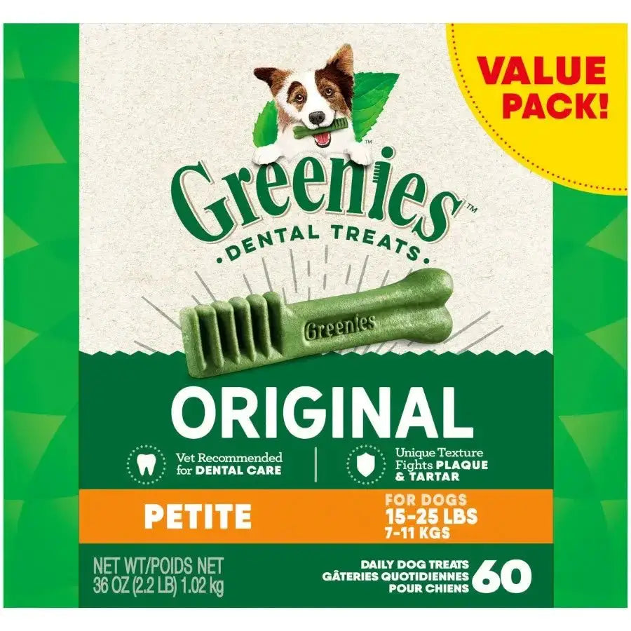 GREENIES Original Natural Dog Dental Care Chews Oral Health Dog Treats - Talis Us