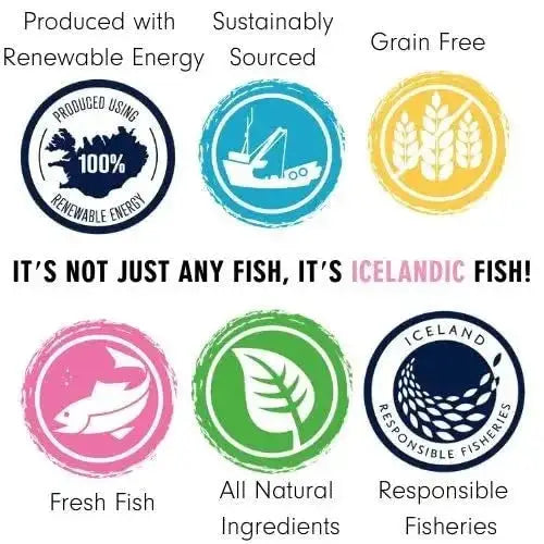 Gunni's All - Natural Cod Skin Strips Long– Grain - Free Dog Treats 25 Count - Talis Us