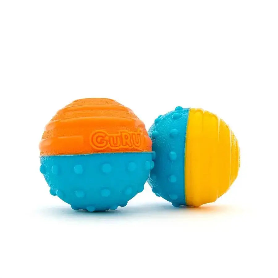GURU Crunch & Squeak Ball Dog Toy 2 pk - Talis Us