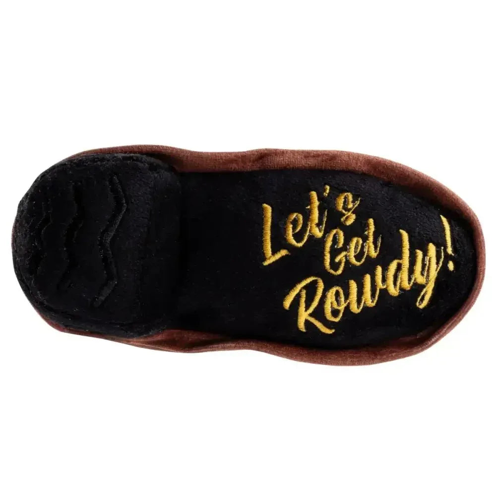 Haute Diggity Dog Brown Cowboy Boot Designer Dog Toys - Talis Us