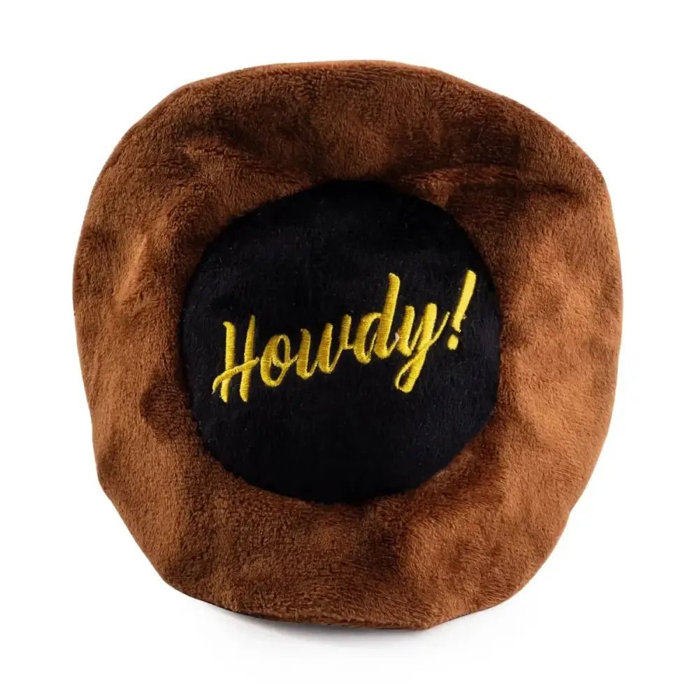 Haute Diggity Dog Brown Cowboy Hat Designer Dog Toys - Talis Us
